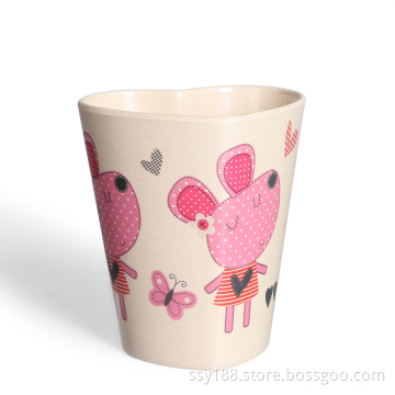 Bamboo fiber love cup